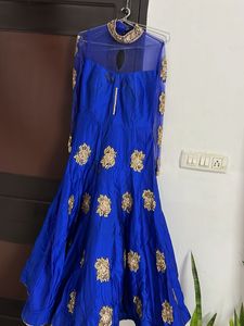 Royal Blue Embellished Gown