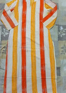 HERE &amp; NOW CHECKED KURTA