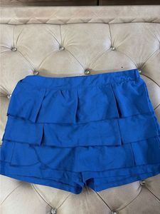 Blue Tiered Skort