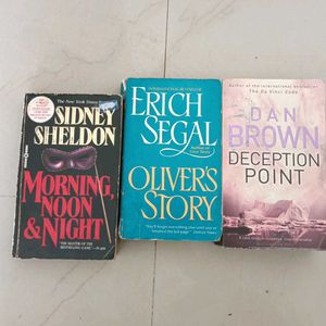 Sidney Sheldon, Dan brown &amp; Oliver Story
