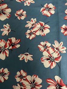 Blue Floral Print T-Shirt