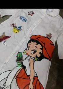 Betty Boop White Tunic Dress