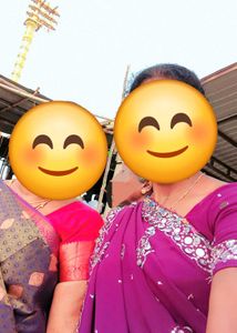 Purple Partywear Saree With Blouse