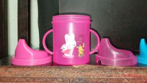 Baby Sippy Cups - Pink &amp; Blue