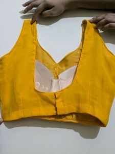 Yellow Haldi Lehenga Choli Dress With Side Dupatta