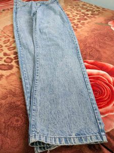 Light Wash Wide Leg Jeans