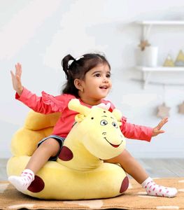 Adorable Giraffe Plush Children's Sofa Seat