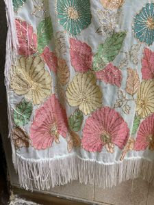 Floral Embroidered Kaftan Kurta