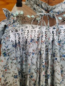 Chic Floral &amp; Geometric Print Tops