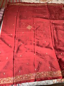 Pure Crepe Sozni handwork saree