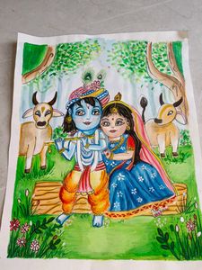 Radha Krishna Painting
