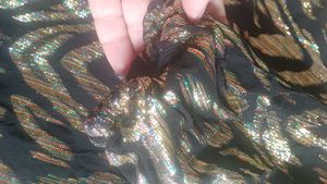 Elegant Black &amp; Gold Sequin Maxi Dress