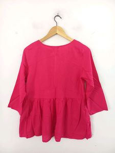 Pink Embroidered Top (Women's)