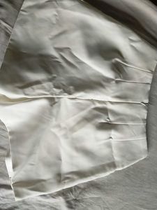 Chic White High-Waisted Mini Skirt