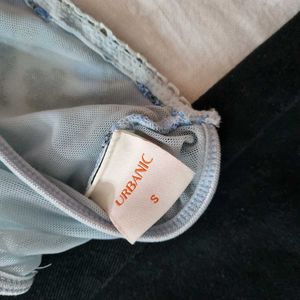 Urbanic Sheer Floral Embroidered Bralette