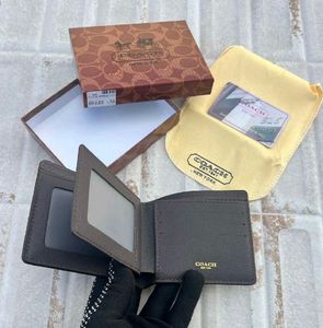 Coach Signature Print Bi-fold Wallet