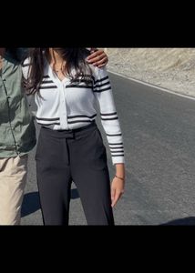 Striped Knit Cardigan