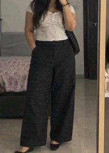 Rare Wide-Leg Textured Pants