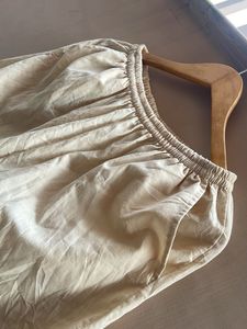 Cream Linen Palazzo Pants