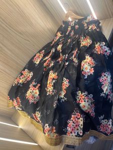 Floral Print Lehenga Choli Set