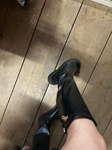 Black Knee Length Boots
