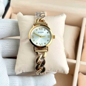 Guess Gold Chain Green Dial Watch