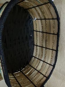 Woven Storage Blue Gold Basket
