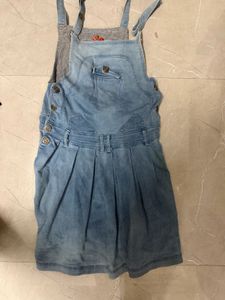 Denim Pinafore Dress