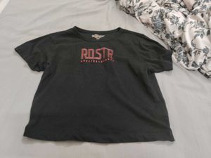 Black Graphic Print T-Shirt