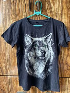 Graphic Wolf T-Shirt (Glo-in-the-dark)