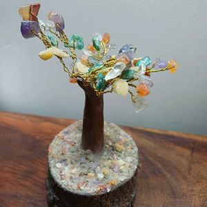 Gemstone Vaastu/ Fengshui Bonsai Wood Tree