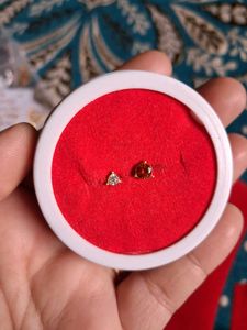 beautiful new shaining stone nosepin gold