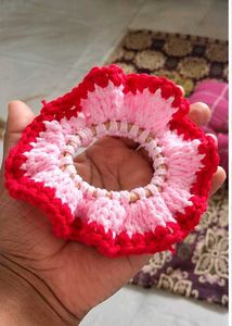 Handmade Crochet Scrunchie