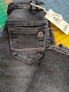 Stylish Grey Denim Jeans