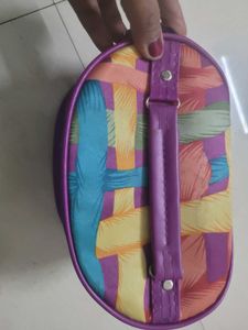 Purple Travel makeup box