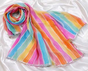 Vibrant Striped Dupatta