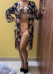 Sexy floral Shrug