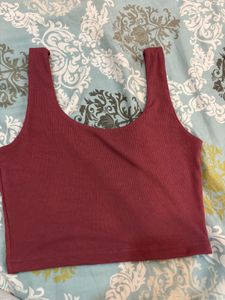 Graphic Print Cropped Tank Top