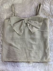 Striped Bow Cami