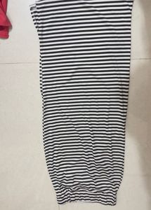 Striped Casual Long Skirt