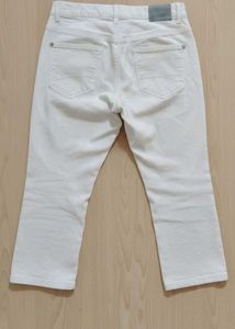 Classic White Denim Jeans
