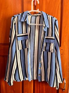 Zudio Striped Shirt