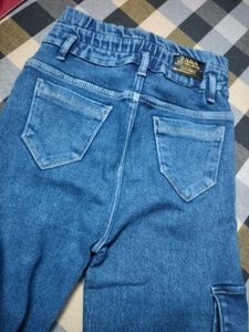 Blue Cargo Jeans