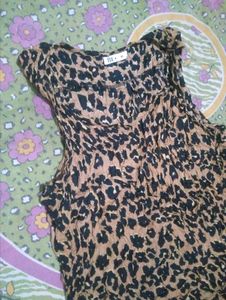Stylish Leopard Print Sleeveless Top