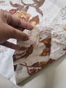 Beautiful Floral Fabric curtains set of 2