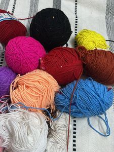Assorted Yarn Skeins for Knitting &amp; Crochet