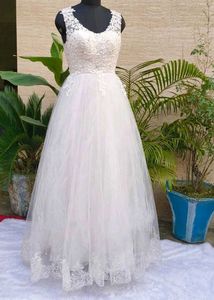 free delivery 🚚 Elegant White Bridal Gown❄️💠