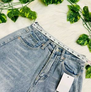 Wide Leg Ripped Jeans