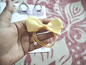 55.Cute Bow Hair Ties combo of 14