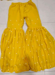 Yellow Embroidered Kurta Set with Dupatta